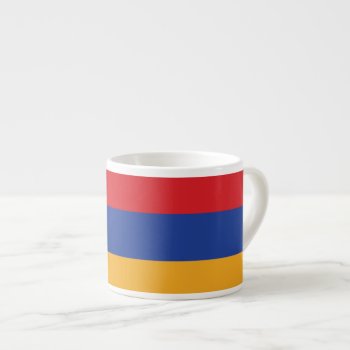 Armenia Plain Flag Espresso Cup by representshop at Zazzle