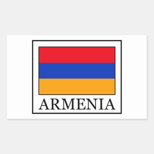 Armenia Rectangular Sticker