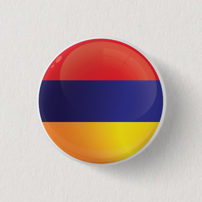 Armenia  Round Icon Flag Button (Front)