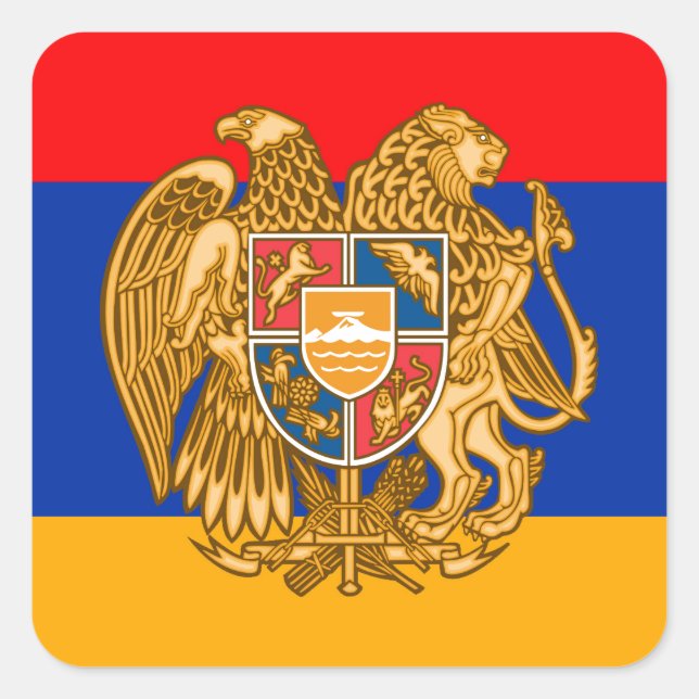 Armenia Square Sticker (Front)