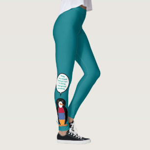 Armenia Talking Ms Penguin Personalized Leggings