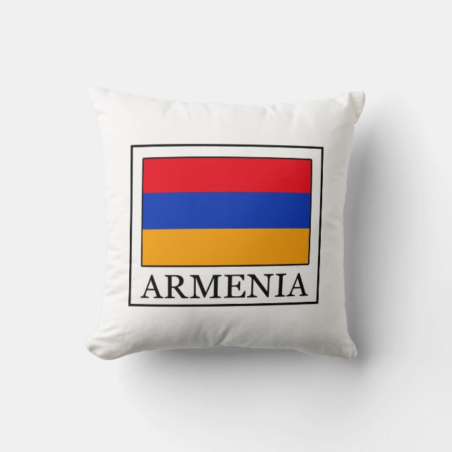 Armenia Throw Pillow (Front)