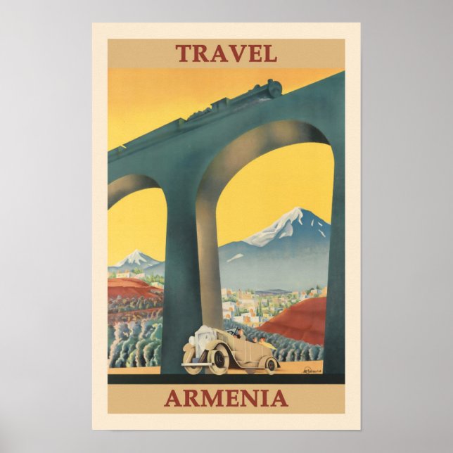 Armenia Travel Poster (Front)