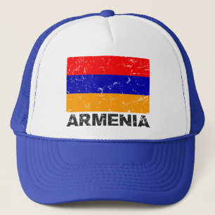 Armenia Vintage Flag Trucker Hat