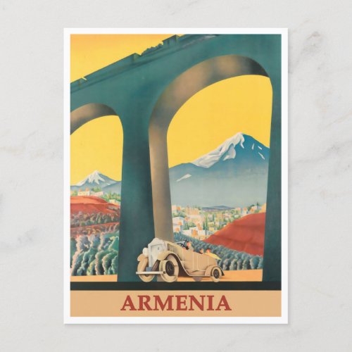 Armenia Vintage Travel Postcard
