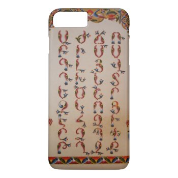 Armenian Alphabet Iphone 7 Case by Zaz_Art at Zazzle
