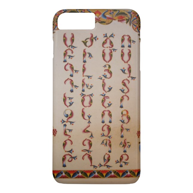 Armenian alphabet iPhone 7 case (Back)