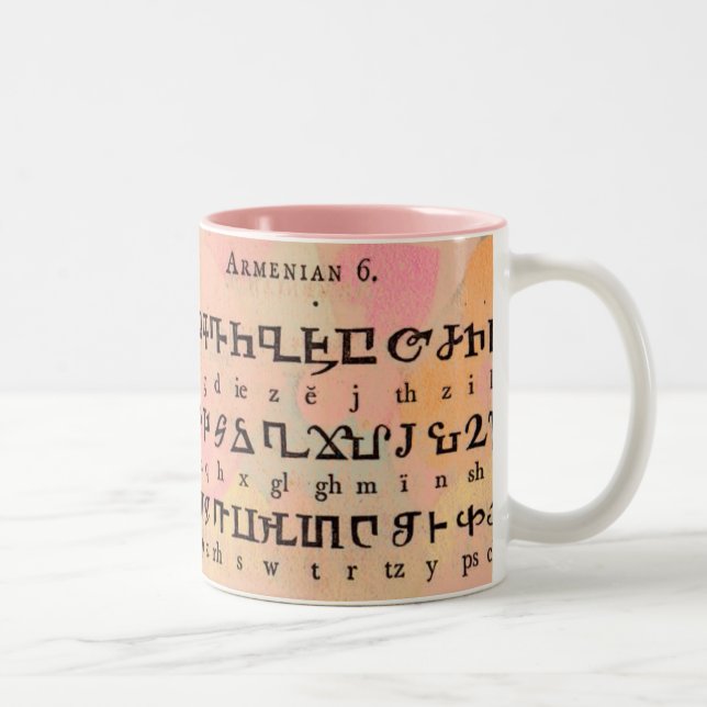 Armenian Alphabet Mug (Right)