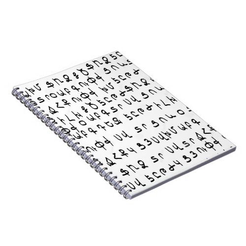 Armenian Alphabet Notebook