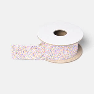 Armenian alphabet satin ribbon
