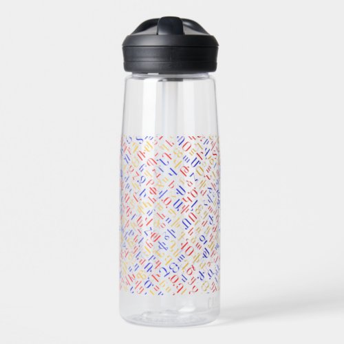 Armenian alphabet water bottle