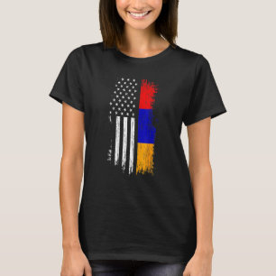 Armenian American Flag Pride Armenia USA Tees