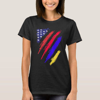 Armenian American Grown Flag USA Patriot Heritage T-Shirt