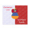 Armenian Angel Black Hair Dressed in Flag