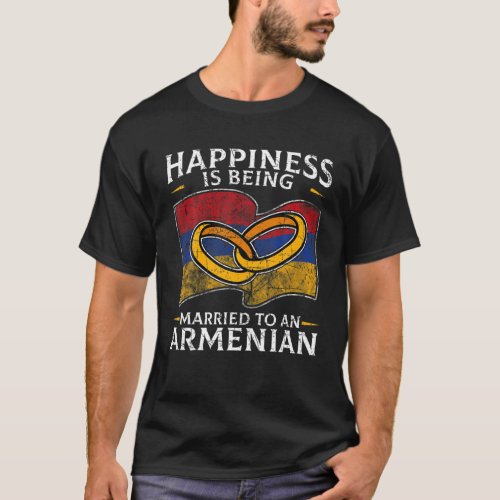 Armenian Armenia Roots Marriage Heritage Married F T_Shirt