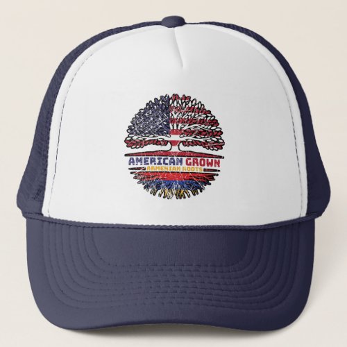 Armenian Armenia US American USA United States Trucker Hat