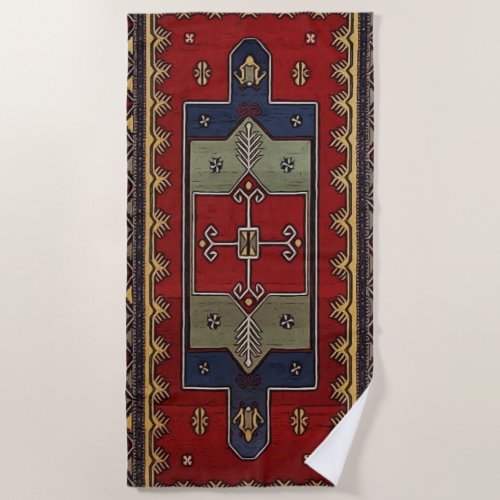 Armenian Art Beach Towel