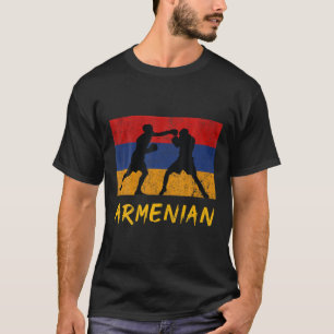 Armenian Boxing Gloves Armenia Pride Gift Men Boy T-Shirt