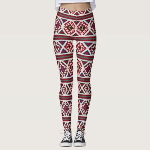 Armenian Carpet pattern Leggings _ Unique Design