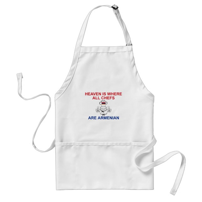 Armenian Chefs Adult Apron (Front)