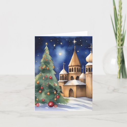 Armenian Christmas C _ January 6 _ Watercolor Holiday Card