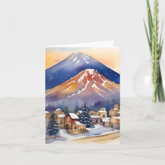 Armenian Christmas D - January 6 - Watercolor Holiday Card