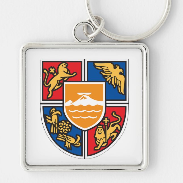 Armenian Coat of Arms Keychain (Front)