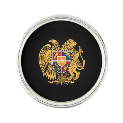 Armenian coat of arms pin