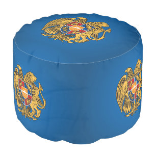 Armenian coat of arms pouf