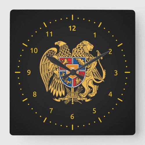 Armenian coat of arms Wall Clock