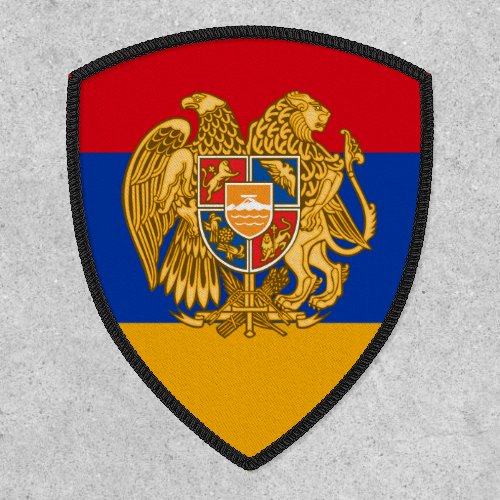 Armenian Flag and Coat of Arms Flag of Armenia Patch