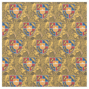 Armenian Flag & Armenia emblem Fabric fashion