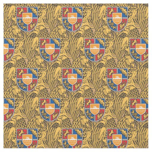 Armenian Flag & Armenia emblem Fabric fashion 