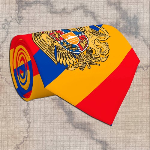 Armenian Flag  Armenia travel business sports Neck Tie