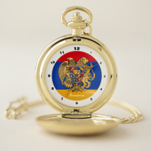 Armenian Flag & Armenia trendy fashion /design Poc Pocket Watch