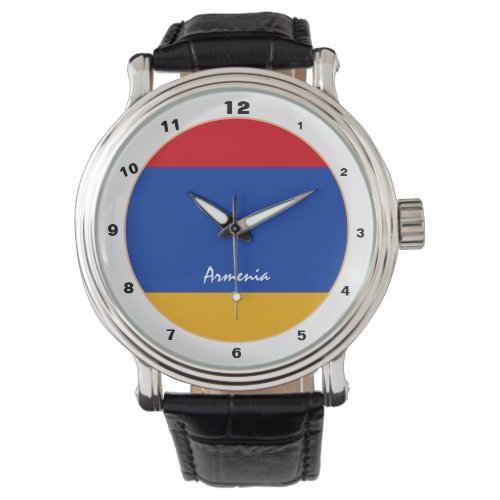 Armenian Flag  Armenia trendy fashion design Watch