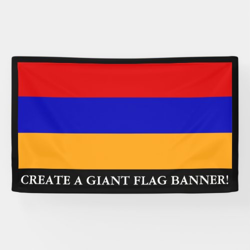 Armenian Flag Banner