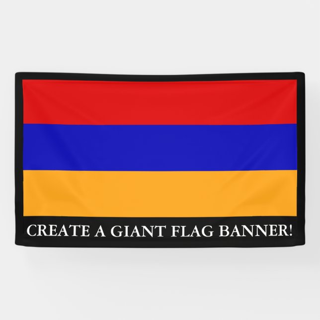 Armenian Flag Banner (Horizontal)