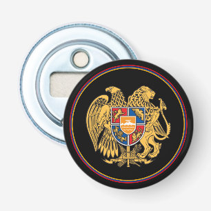 Armenian Flag Bottle Opener, Armenia Emblem /Party Opener