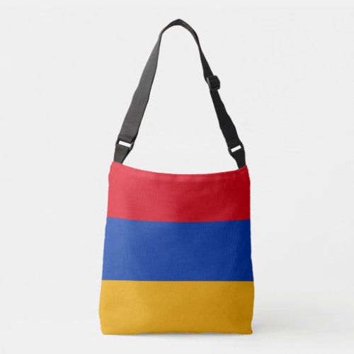 Armenian flag crossbody bag