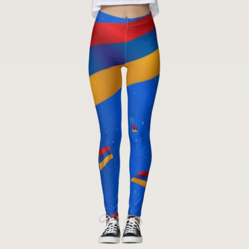 Armenian Flag Leggings  Եռագույն