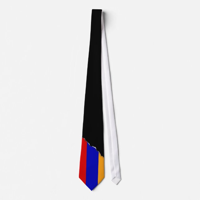 Armenian Flag Neck Tie (Front)