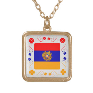 Armenian Flag Necklace