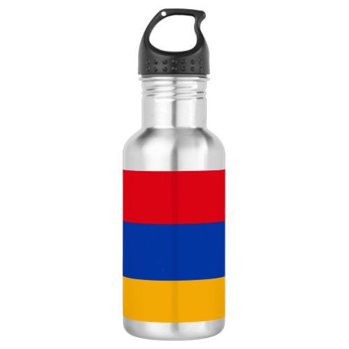 Armenian flag paper cup stainless steel water bottle