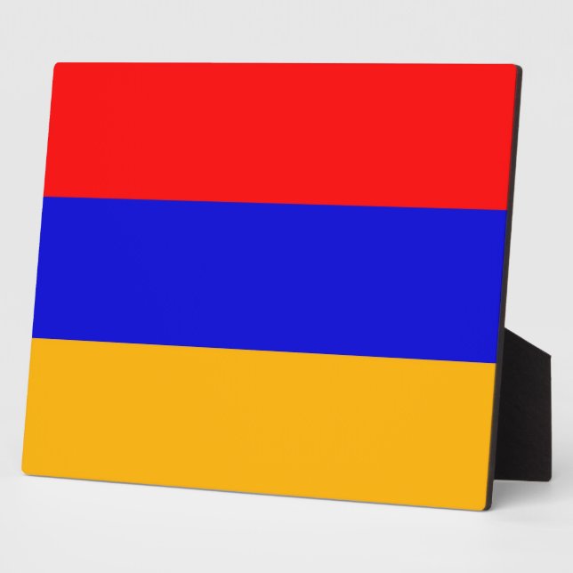 Armenian Flag Plaque (Side)