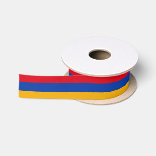 Armenian Flag ribbon, Armenia fashion /sports Satin Ribbon