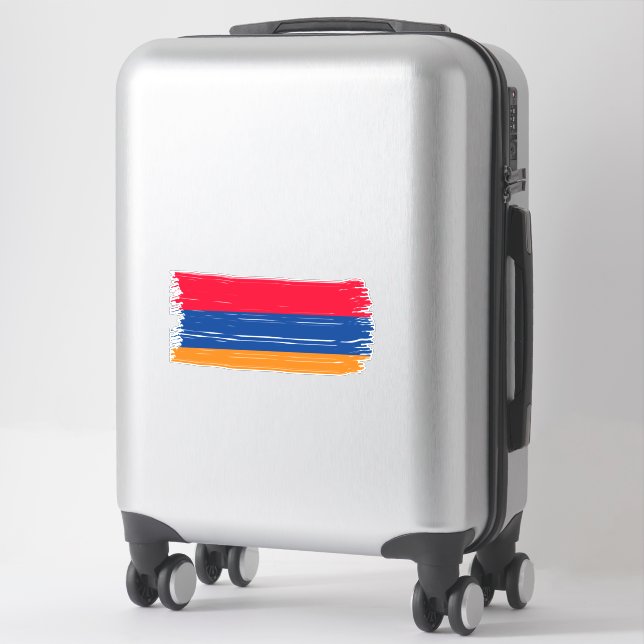 Armenian flag sticker (Suitcase)