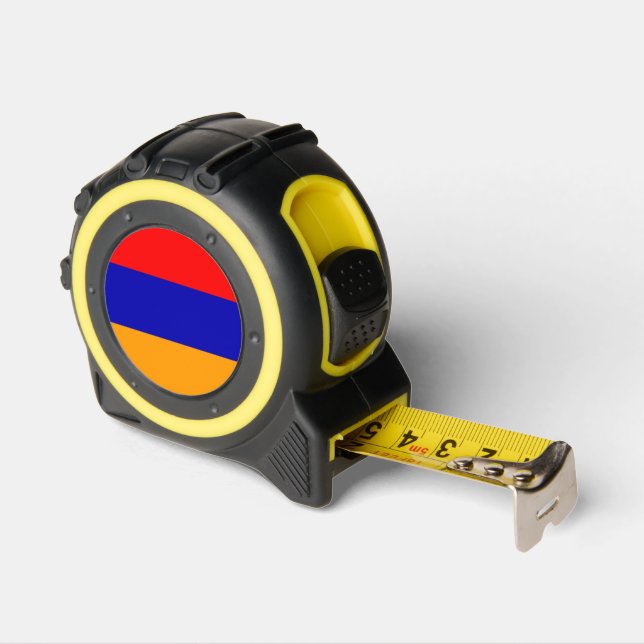 Armenian Flag Tape Measure (Angle)