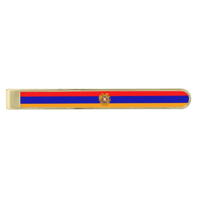 Armenian Flag Tie Bar (Front)