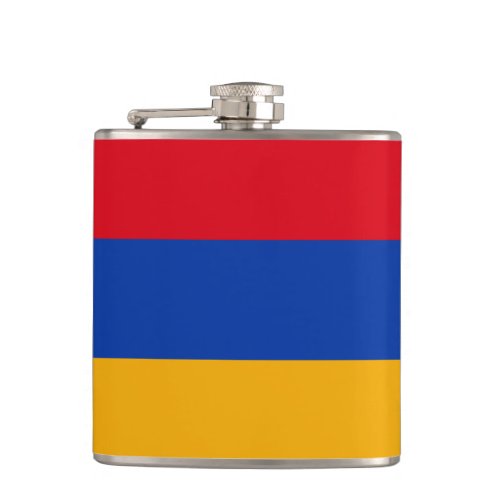 Armenian Flag  travel Armenia patriot sports fan Flask